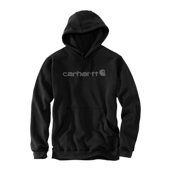 Sweat &agrave; capuche Carhartt MARQUETTE LOGO SWEAT 100074 - Coupe large Original fit et poche ventrale