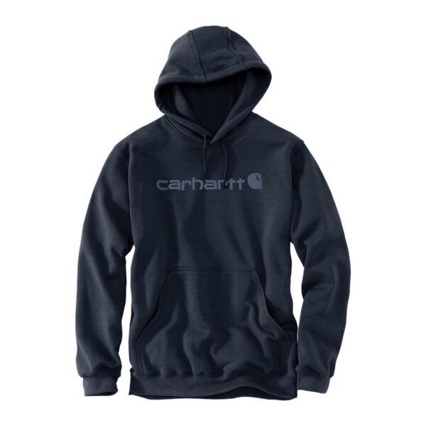 Sweat &agrave; capuche Carhartt MARQUETTE LOGO SWEAT 100074 - Coupe large Original fit et poche ventrale