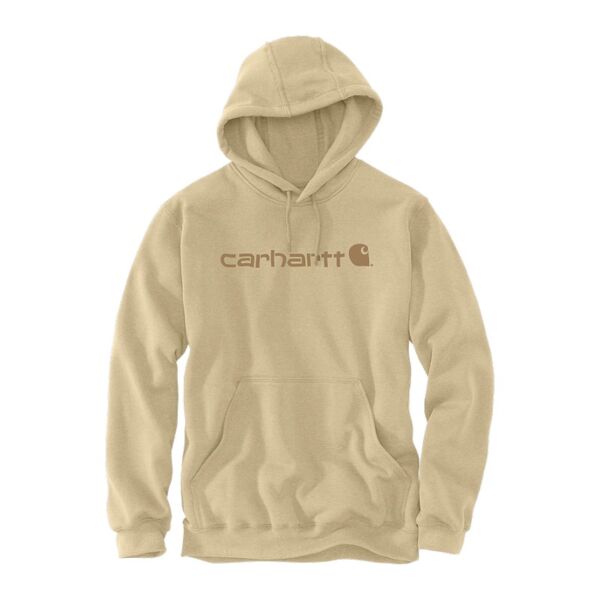 Sweat &agrave; capuche Carhartt MARQUETTE LOGO SWEAT 100074 - Coupe large Original fit et poche ventrale