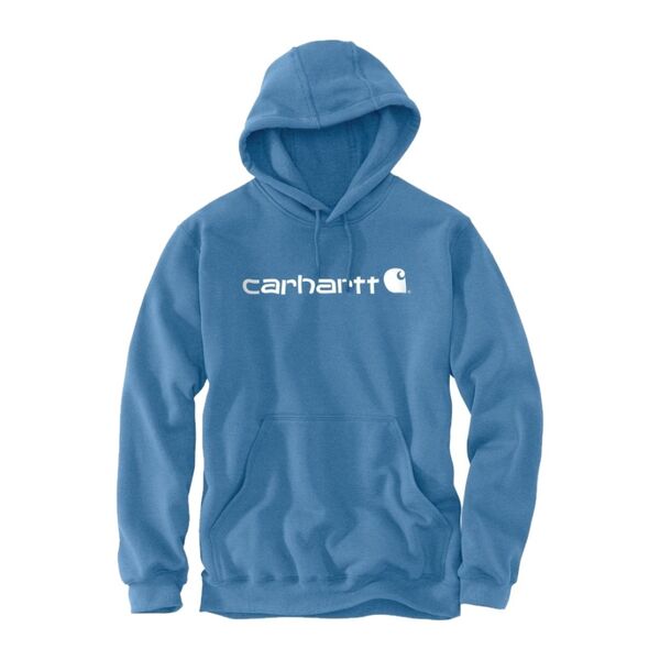Sweat &agrave; capuche Carhartt MARQUETTE LOGO SWEAT 100074 - Coupe large Original fit et poche ventrale