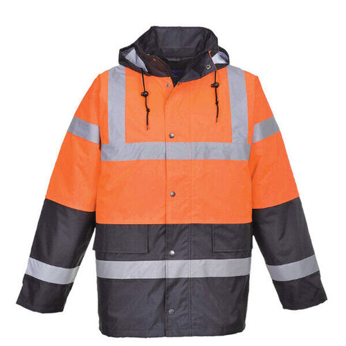 PARKA BICOLORE HV250 ORANGE/MARINE FLUO EN471 CL3 S467