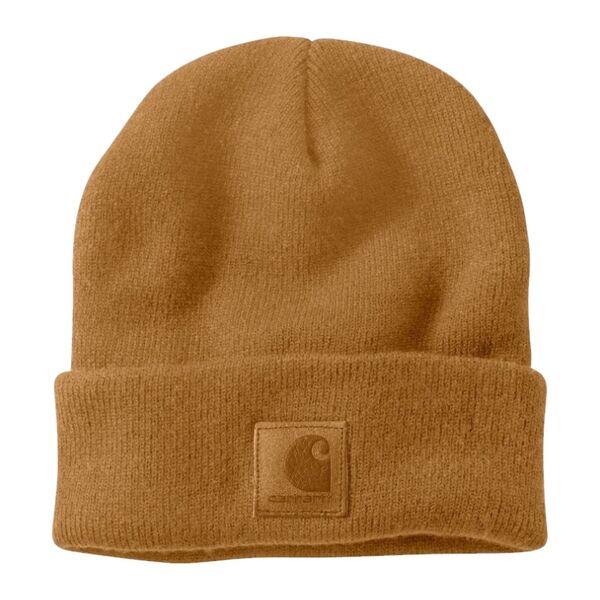 BONNET TRICOTE MAILLE DOUBLE EPAISSEUR REVERS LOGO CARHARTT REF.101070