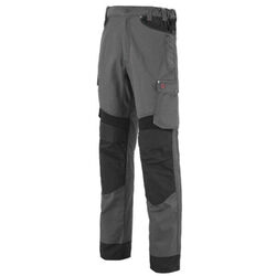 PANTALON KARGO PRO GENOUILLERES CP 340GRS NOIR/GRIS 9069-8194-1990