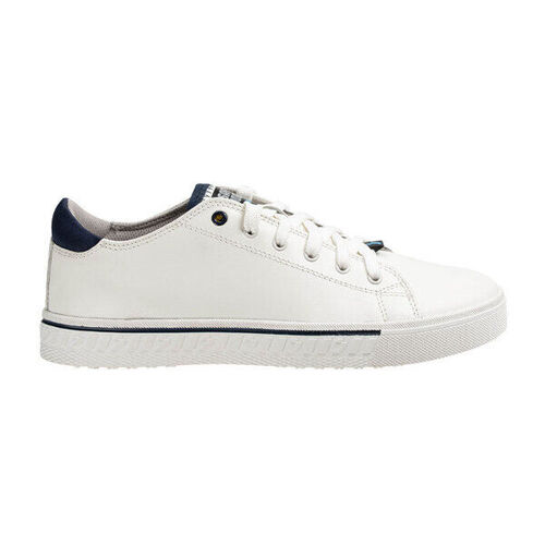 BASKET BASSE COOL BLANCHE EN CUIR ESD SRC