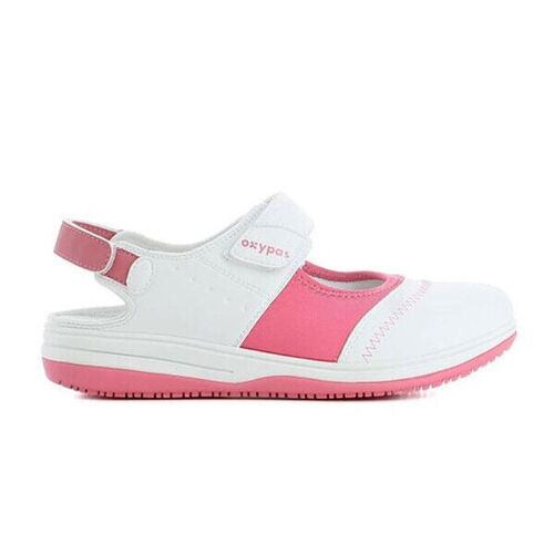 CHAUSSURE MELISSA A BRIDES  MICROFIBRE BLANC/FUSCHIA  REF.FUX