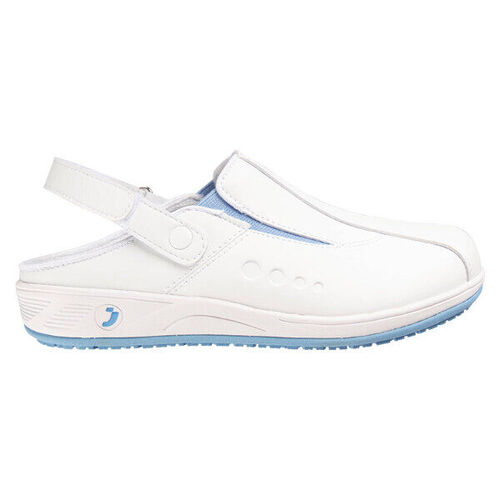 SABOT MICROFIBRE SOUPLE CARINNE/IRIS BLANC/CIEL REF.LBL