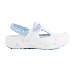 CHAUSSURE CARLY/CARIN CUIR SOUPLE A BRIDE BLANC/CIEL CHAUSSURE CARLY/CARIN CUIR SOUPLE A BRIDE BLANC/CIEL