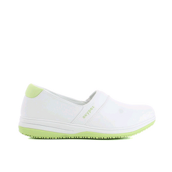 CHAUSSURE CAMILLE/CANDY MICROFIBRE BLANC/ANIS   REF . LGN CHAUSSURE CAMILLE/CANDY MICROFIBRE BLANC/ANIS   REF . LGN