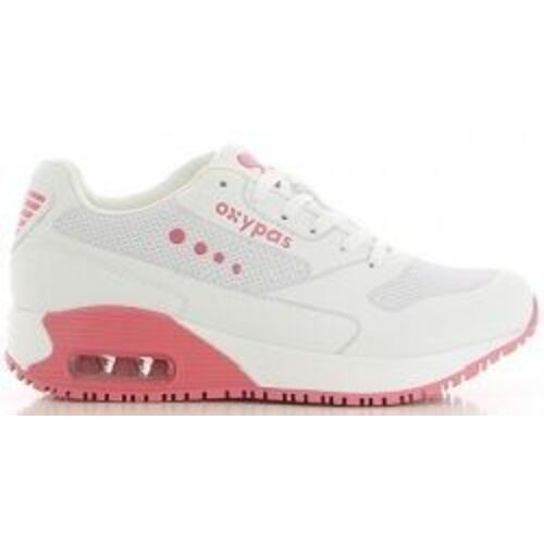 CHAUSSURE ELA BLANC/FUSCHIA NON SECU TYPE BASKET REF ELA FUX