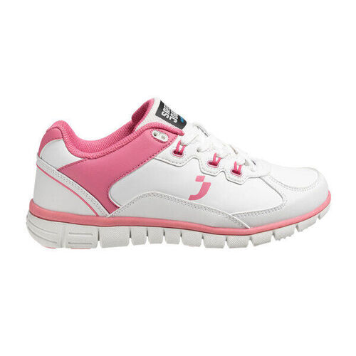 BASKET A LACET SUNNY BLANC/FUSCHIA REF : SUNNYFUX