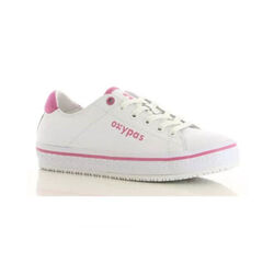 BASKET PAOLA FEMME CUIR BLANC/FUSCHIA OXYPAS REF.FUX BASKET PAOLA FEMME CUIR BLANC/FUSCHIA OXYPAS REF.FUX