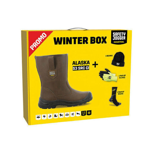 BOX BOTTES FOURREES CUIR+ GANTS+ CHAUSSETTES+ BONNET REF.BOREAS/ALASKA