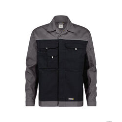 BLOUSON DE TRAVAIL LUGANO BICOLORE PC 245gr GRIS/NOIR BLOUSON DE TRAVAIL LUGANO BICOLORE PC 245gr GRIS/NOIR