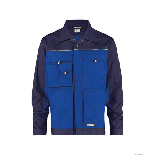 BLOUSON DE TRAVAIL LUGANO BICOLORE PC 245gr ROY/MARINE