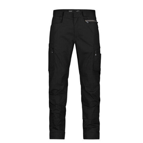 PANTALON DE TRAVAIL BRYCE NOIR POLY RECYCLE COTON BCI EME 250GR
