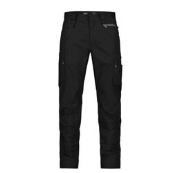 PANTALON DE TRAVAIL BRYCE NOIR POLY RECYCLE COTON BCI EME 250GR