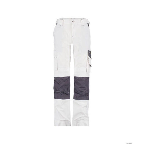 PANT DE TRAVAIL BOSTON FEMME BICOLORE PC 245g BLANC/GRIS