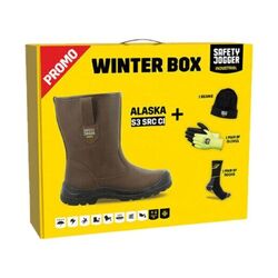 BOX BOTTES FOURREES CUIR+ GANTS+ CHAUSSETTES+ BONNET REF.BOREAS/ALASKA Rezé