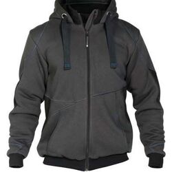 VESTE ZIPPEE PULSE A CAPUCHE GRIS/NOIR DOUBLE TEDDY VESTE ZIPPEE PULSE A CAPUCHE GRIS/NOIR DOUBLE TEDDY