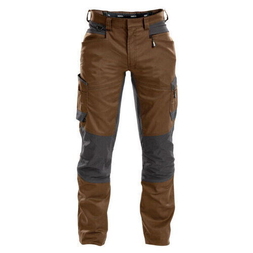 PANTALON DE TRAVAIL HELIX CAMEL/GRIS AVEC CORDURA STRETCH PC 245G