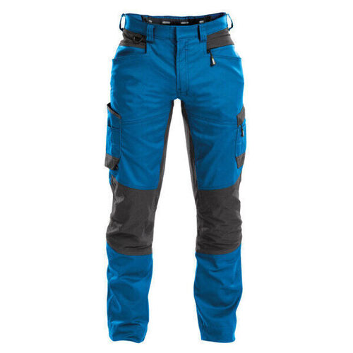 PANTALON DE TRAVAIL HELIX AZUR/GRIS AVEC CORDURA STRETCH PC 245G