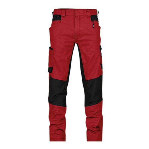 PANTALON DE TRAVAIL HELIX ROUGE/NOIR AVEC CORDURA STRETCH PC 245G