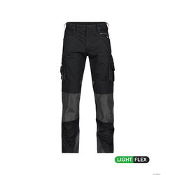 PANT DE TRAVAIL NOVA BICOLORE PC 250g NOIR/GRIS +POCHE GENOU