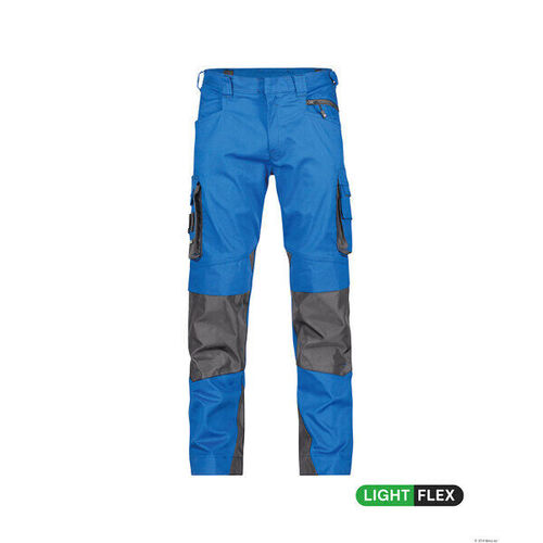 PANT DE TRAVAIL NOVA BICOLORE PC 250g BLEU /GRIS+POCHE GENOU