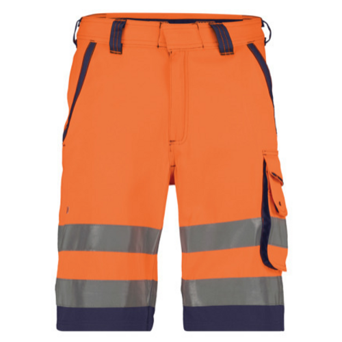 SHORT LUCCA ORANGE/MARINE HAUTE VISIBILITE 290GR