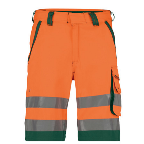 SHORT LUCCA ORANGE FLUO/VERT HAUTE VISIBILITE 290GR