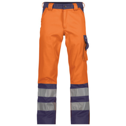 PANT DE TRAVAIL LANCASTER HV MARINE/ORANGE PC 290GR