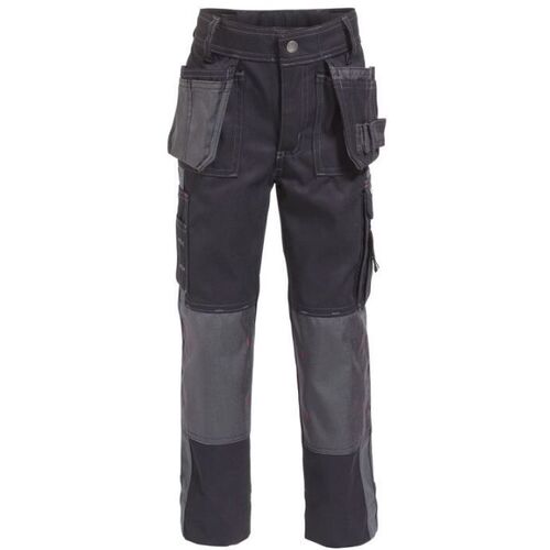 PANT MULTIPOCHES SEATTLE KIDS BICOLORE PC 245g NOIR/GRIS