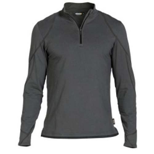 T.SHIRT ML SONIC GRIS/NOIR COTON/ELASTHANE 220 GR