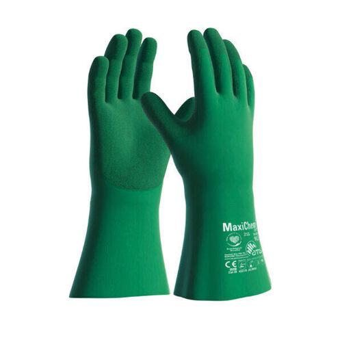 GANT CHIMIQUE MAXICHEM CUT TRITECH NITRILE VERT MANCH.35CM R&eacute;f : 76-833