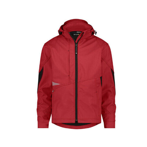 VESTE GRAVITY SOFTSHELL BICOLORE ROUGE/NOIR