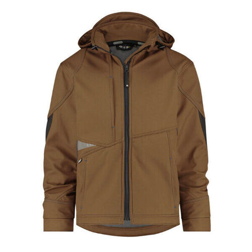 VESTE GRAVITY SOFTSHELL BICOLORE CAMEL
