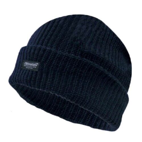 BONNET LAINE NOIR Doublé Thinsulate 3M TU Réf:57141