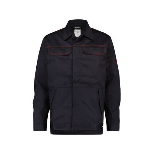 VESTE  DE TRAVAIL MONTANA NOIR 100% COTON IGNIFUGE