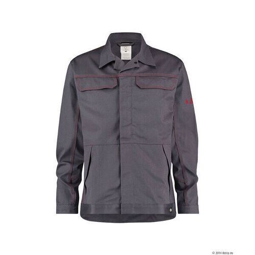 VESTE  DE TRAVAIL MONTANA GRIS  100% COTON IGNIFUGE