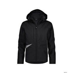 Veste de travail imperm&eacute;able DASSY HYPER NEXT - Coupe-vent, respirante et recycl&eacute;e - Noir / Gris Rezé