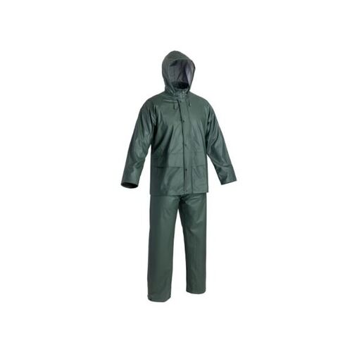 ENSEMBLE DE PLUIE DIFLEX VERT Jersey Polyamide Enduit PU