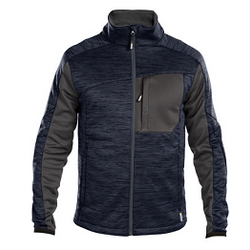 VESTE INTERMÉDIAIRE CONVEX MARINE/GRIS 100% POLYESTER VESTE INTERMÉDIAIRE CONVEX MARINE/GRIS 100% POLYESTER