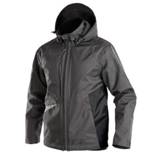 VESTE HYPER IMPERMEABLE ET COUPE VENT GRIS/NOIR REF 300404