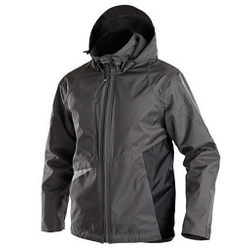 VESTE HYPER IMPERMEABLE ET COUPE VENT GRIS/NOIR REF 300404 VESTE HYPER IMPERMEABLE ET COUPE VENT GRIS/NOIR REF 300404