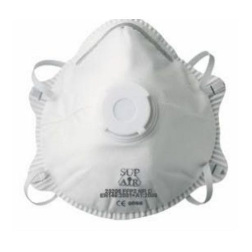 MASQUES JETABLES FFP2 A VALVES Boite de 10 R&eacute;f 23206