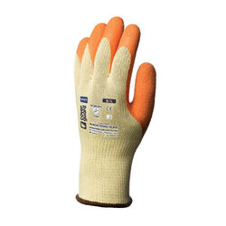 GANT TRICOTE POLYESTER ENDUCTION EN LATEX ORANGE CREPE NIV2142X  REF.1LACO