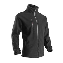VESTE POLAIRE MANCHES LONGUES ANGARA 450GR NOIR VESTE POLAIRE MANCHES LONGUES ANGARA 450GR NOIR