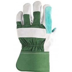 GANT DOCKER CROUTE VERTE  DE VACHETTE TOILE TU REF 0154