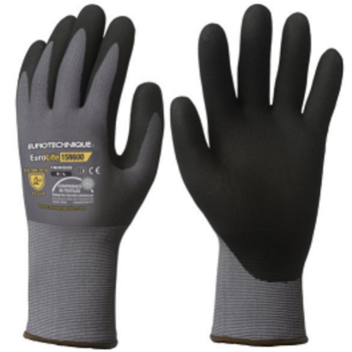 GANT ENDUIT NITRILE FOAM PAUME NOIR NIV 4131X EN388 REF.1NIHG