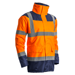 PARKA MATELASSEE KETA ORANGE/MARINE POLYESTER OXFORD 300D REF.7KETO PARKA MATELASSEE KETA ORANGE/MARINE POLYESTER OXFORD 300D REF.7KETO